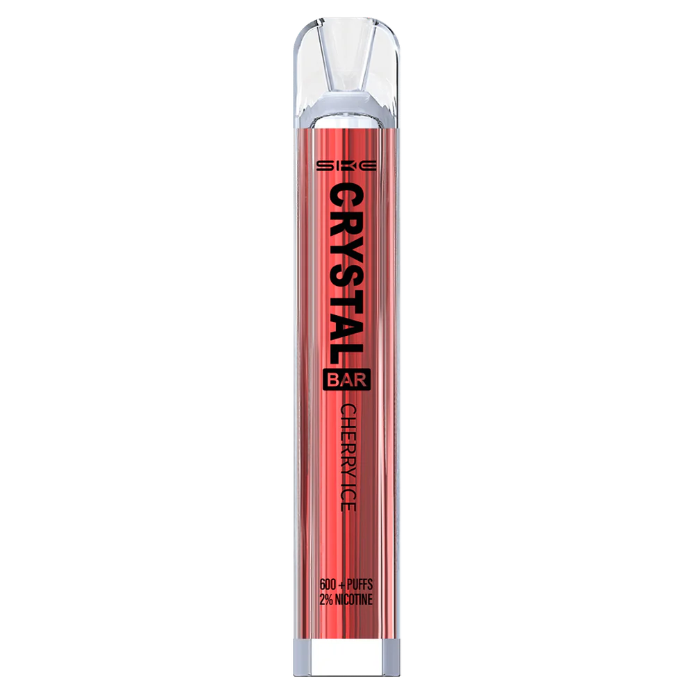 E Cigarettes Wholesale Suppliers Cherry Ice D42RL269 SKE Crystal Bar Disposable Vape 600 Puffs