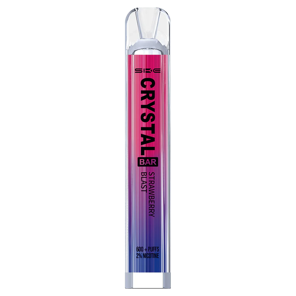 Vape Companies In Pakistan Strawberry Blast D42RL263 SKE Crystal Bar Disposable Vape 600 Puffs