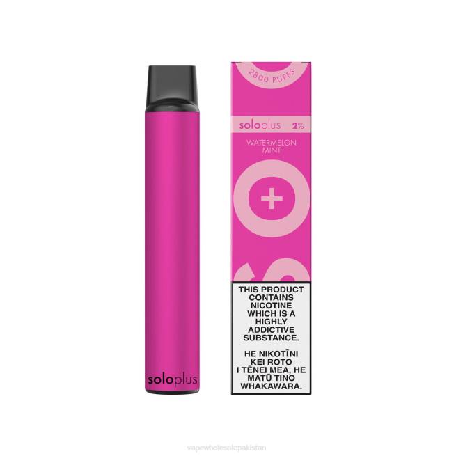 Electronic Cigarette Wholesale Supplier 8Z0628 - Solo Plus Disposable Vape Watermelon Mint