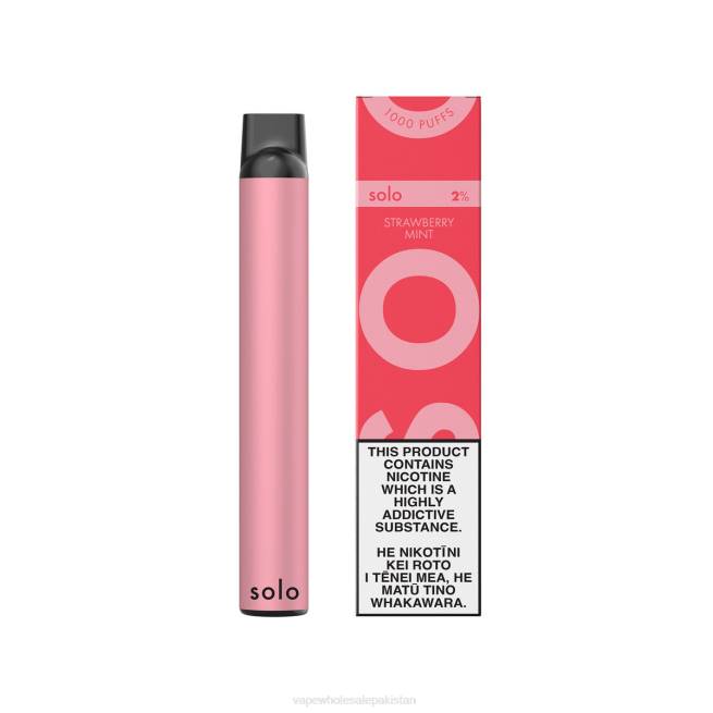 Cheapest Vape Wholesale 8Z064 - Solo Disposable Vape Strawberry Mint