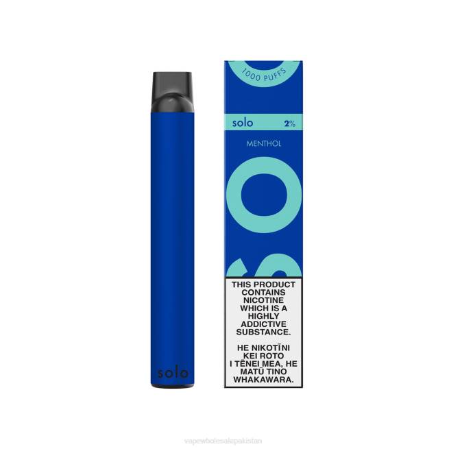 Electronic Cigarette Wholesale Supplier 8Z068 - Solo Disposable Vape Menthol