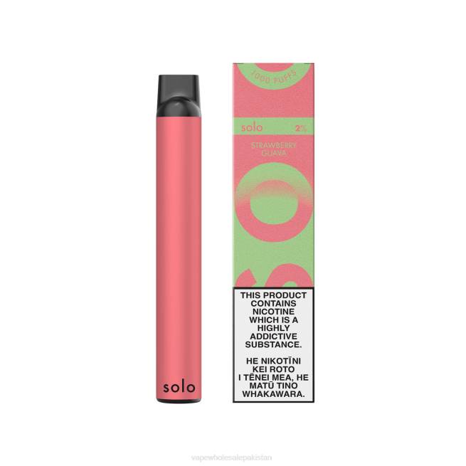 Vape Wholesale Pakistan 8Z0621 - Solo Disposable Vape Paradise Collection Strawberry Guava