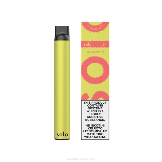 Vape Wholesale Prices 8Z0612 - Solo Disposable Vape Sour Lemon