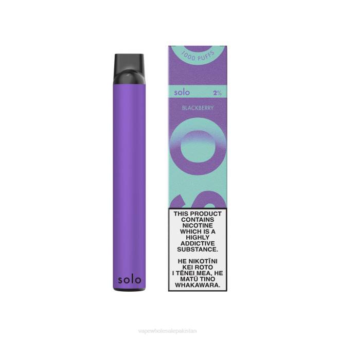 Vape Wholesale Prices 8Z0622 - Solo Disposable Vape Paradise Collection Blackberry