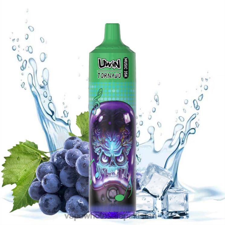 Electronic Cigarette Wholesale Grape Ice - UWIN CRYSTAL 35K DISPOSABLE VAPE 4J6JR17