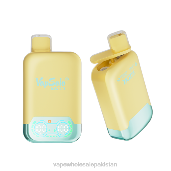 E Cig Wholesale 284D125 Vapsolo TWINS Disposable Vape Pineapple Coconut & Strawberry Banana
