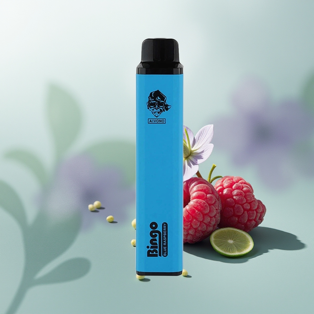 Wholesale Pakistan Aivono Aim Bingo 4000 Puffs Disposable Vape Blue Raspberry 0%,2%,5% Nicotine