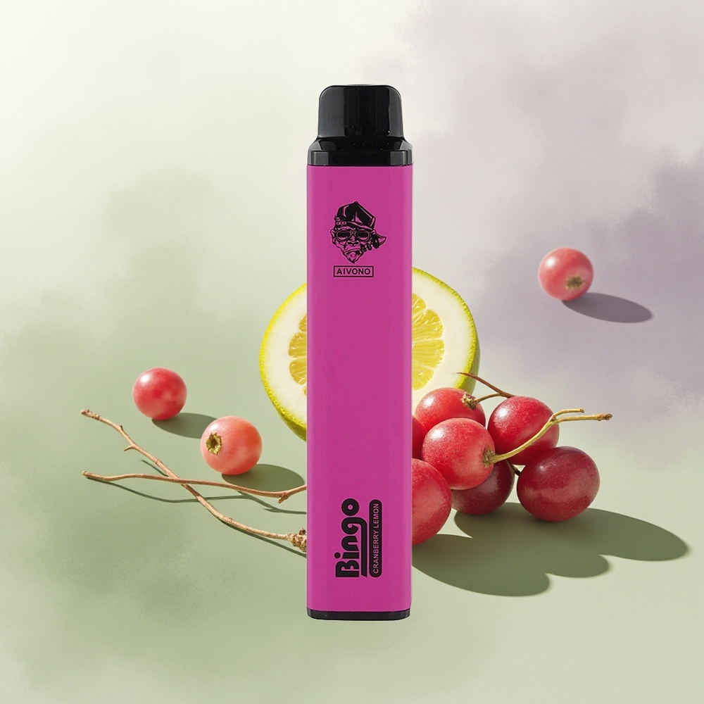 Wholesale Pakistan Aivono Aim Bingo 4000 Puffs Disposable Vape Cranberry Lemon 0%,2%,5% Nicotine
