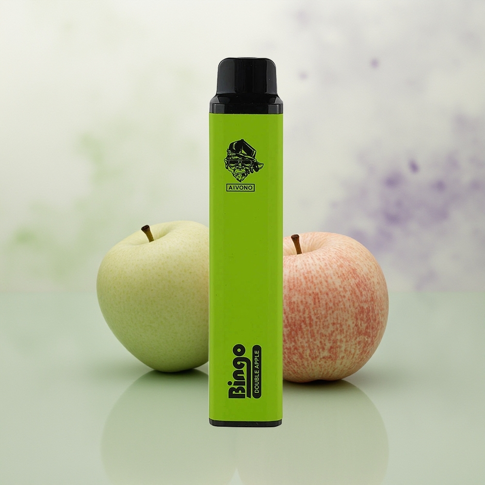 Wholesale Pakistan Aivono Aim Bingo 4000 Puffs Disposable Vape Double Apple 0%,2%,5% Nicotine