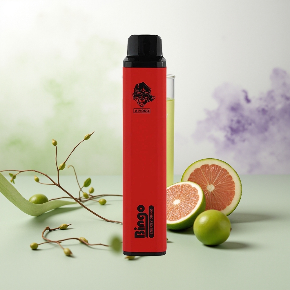 Wholesale Pakistan Aivono Aim Bingo 4000 Puffs Disposable Vape Energy Drink 0%,2%,5% Nicotine