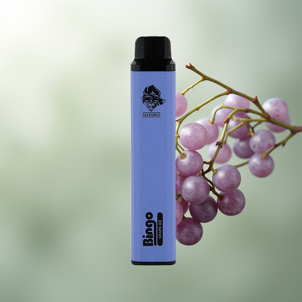 Wholesale Pakistan Aivono Aim Bingo 4000 Puffs Disposable Vape Grape Ice 0%,2%,5% Nicotine
