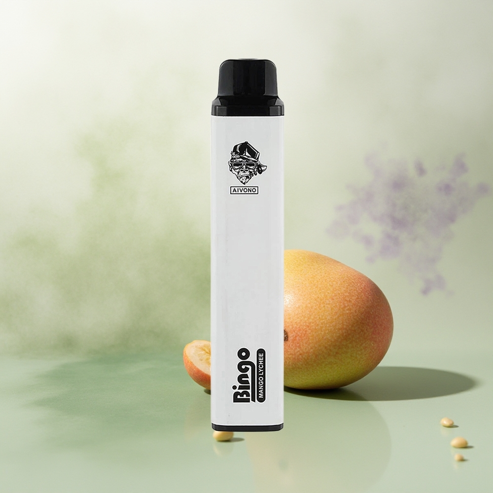 Wholesale Pakistan Aivono Aim Bingo 4000 Puffs Disposable Vape Mango Lychee 0%,2%,5% Nicotine