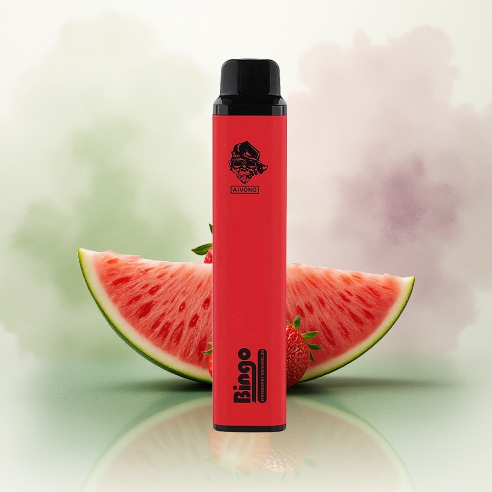 Wholesale Pakistan Aivono Aim Bingo 4000 Puffs Disposable Vape Strawberry Watermelon 0%,2%,5% Nicotine