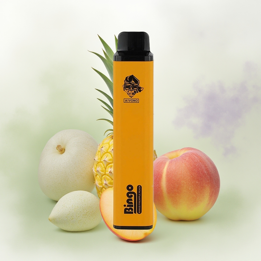 Wholesale Pakistan Aivono Aim Bingo 4000 Puffs Disposable Vape Wango Pineapple Peach 0%,2%,5% Nicotine