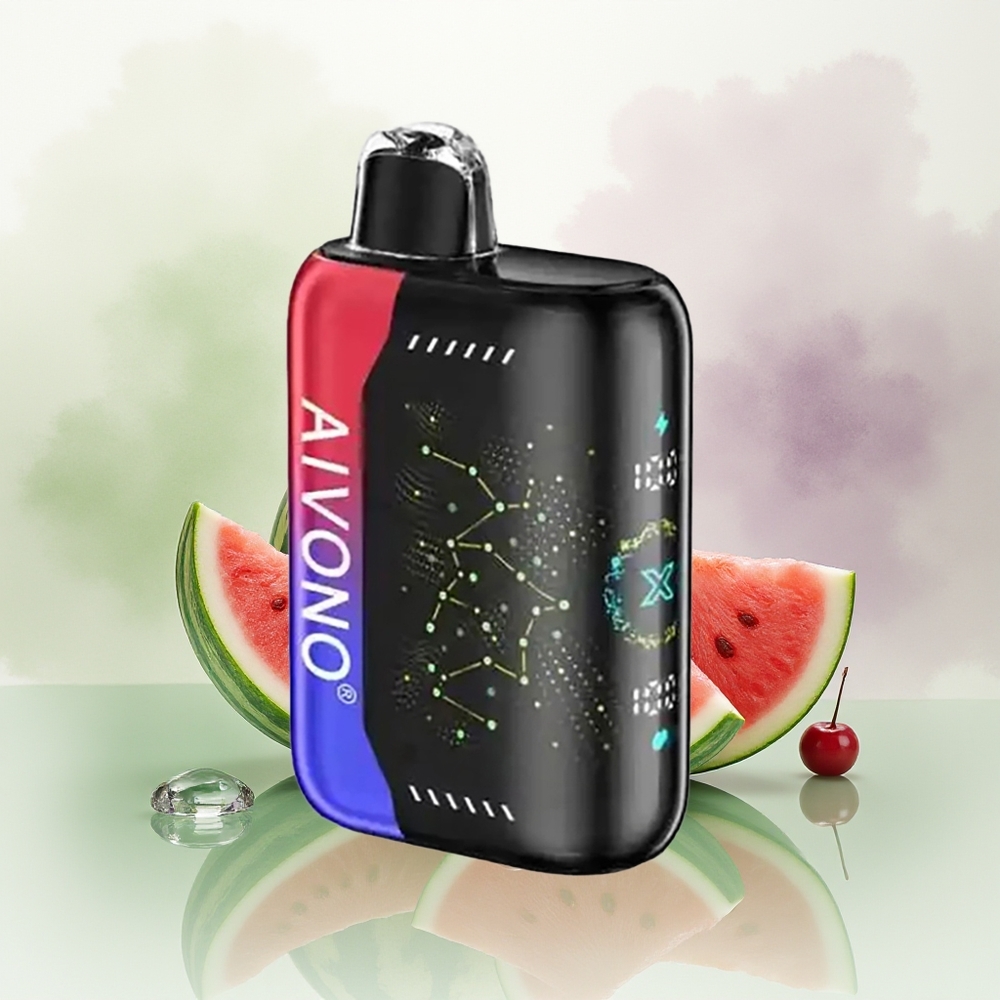Wholesale Pakistan Aivono Aim Boom 25000 Puffs Disposable Vape Iced Watermelon Cherry 0%,2%,3%,5% Nicotine