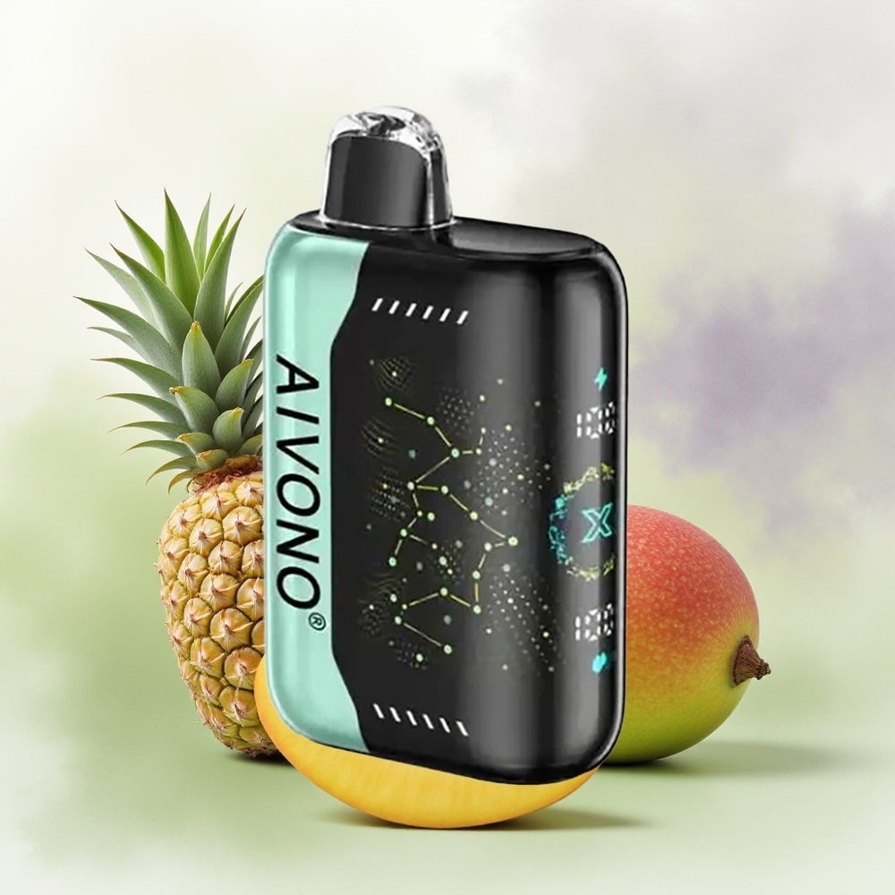 Wholesale Pakistan Aivono Aim Boom 25000 Puffs Disposable Vape Sour Mango Pineapple 0%,2%,3%,5% Nicotine