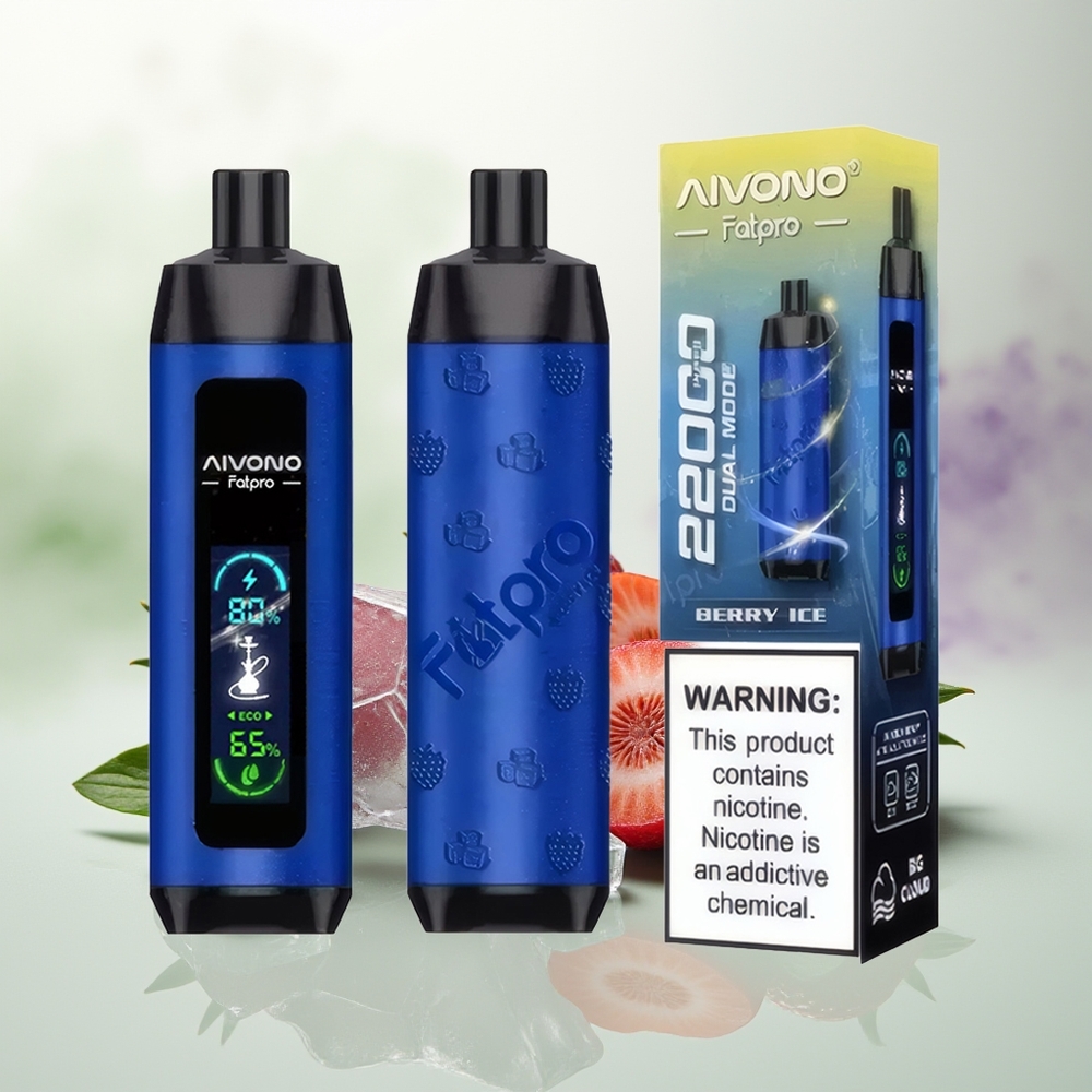 Wholesale Pakistan Aivono Aim Fatpro 22000 Puffs Disposable Vape Berry Ice 0%,2%,3%,5% Nicotine