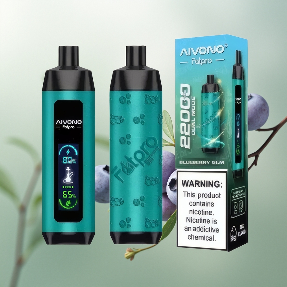 Wholesale Pakistan Aivono Aim Fatpro 22000 Puffs Disposable Vape Blueberry Gun 0%,2%,3%,5% Nicotine