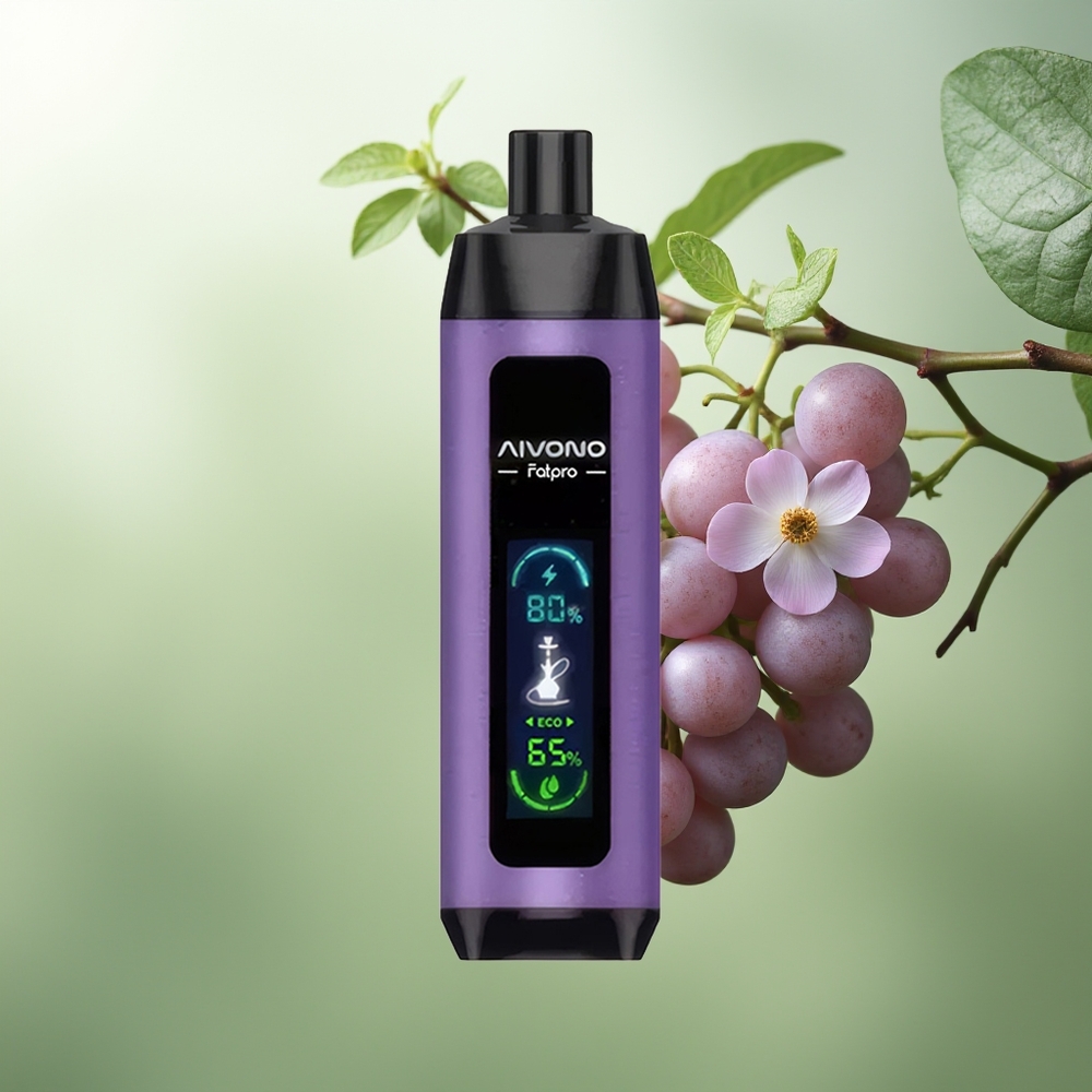 Wholesale Pakistan Aivono Aim Fatpro 22000 Puffs Disposable Vape Grape Mint 0%,2%,3%,5% Nicotine