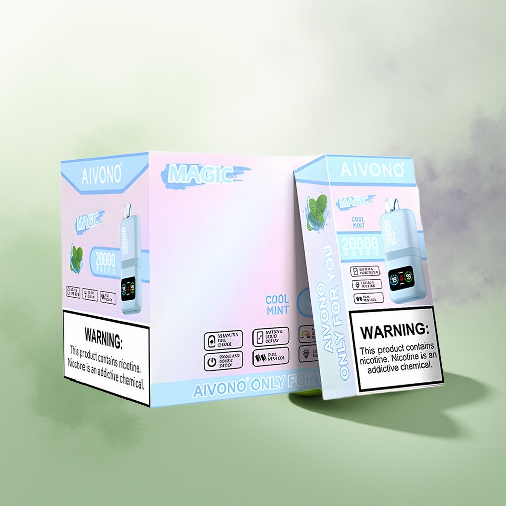 Wholesale Pakistan Aivono Aim Magic 20000 Puffs Disposable Vape Cool Mint 0%,2%,3%,5% Nicotine