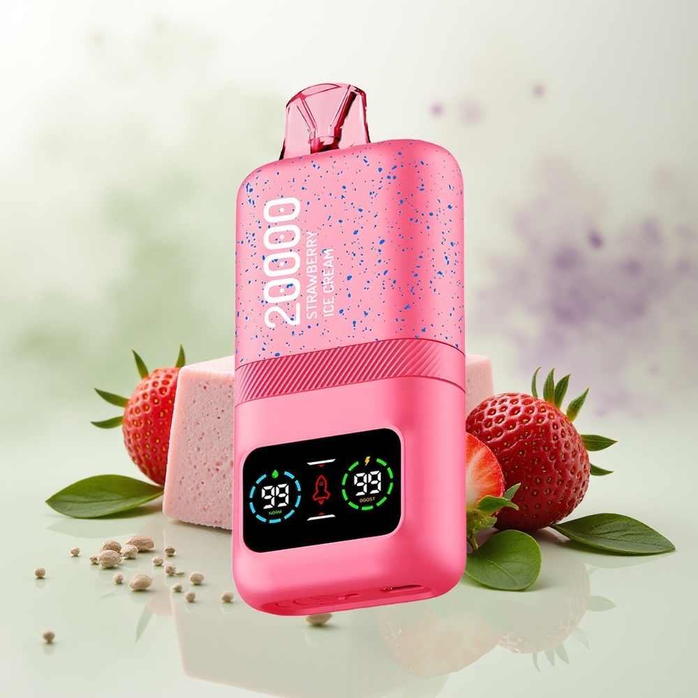 Wholesale Pakistan Aivono Aim Magic 20000 Puffs Disposable Vape Strawberry Ice Cream 0%,2%,3%,5% Nicotine