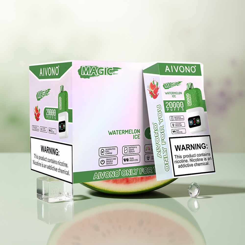 Wholesale Pakistan Aivono Aim Magic 20000 Puffs Disposable Vape Watermelon Ice 0%,2%,3%,5% Nicotine
