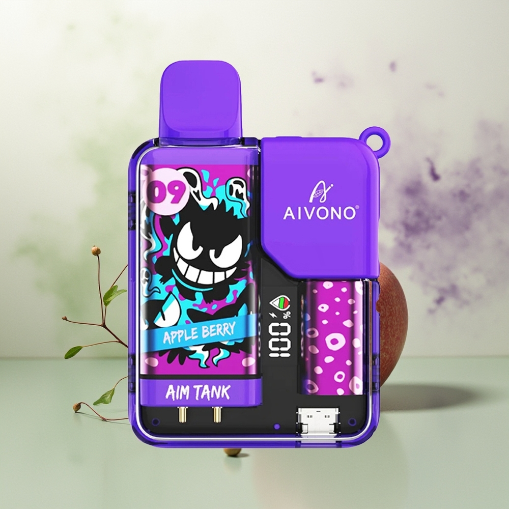 Wholesale Pakistan Aivono Aim Tank 9500 Puffs Disposable Vape Apple Berry 0%,2%,3%,5% Nicotine