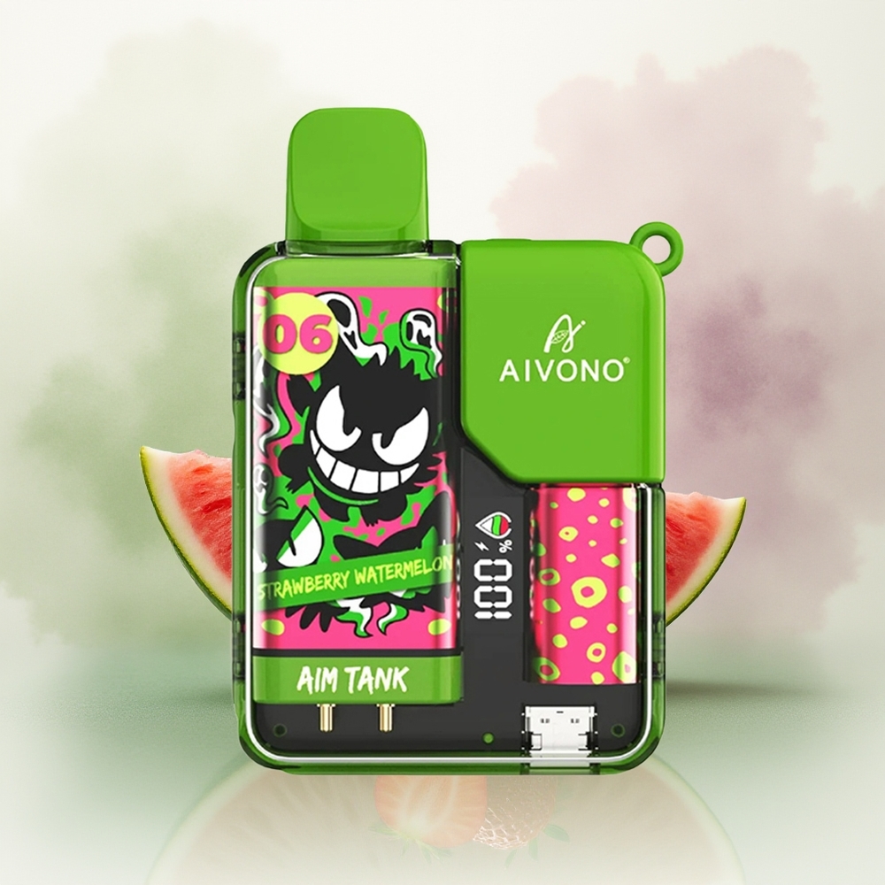 Wholesale Pakistan Aivono Aim Tank 9500 Puffs Disposable Vape Strawberry Watermelon 0%,2%,3%,5% Nicotine