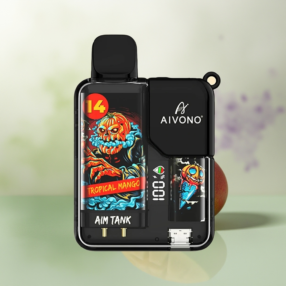 Wholesale Pakistan Aivono Aim Tank 9500 Puffs Disposable Vape Tropical Mango 0%,2%,3%,5% Nicotine