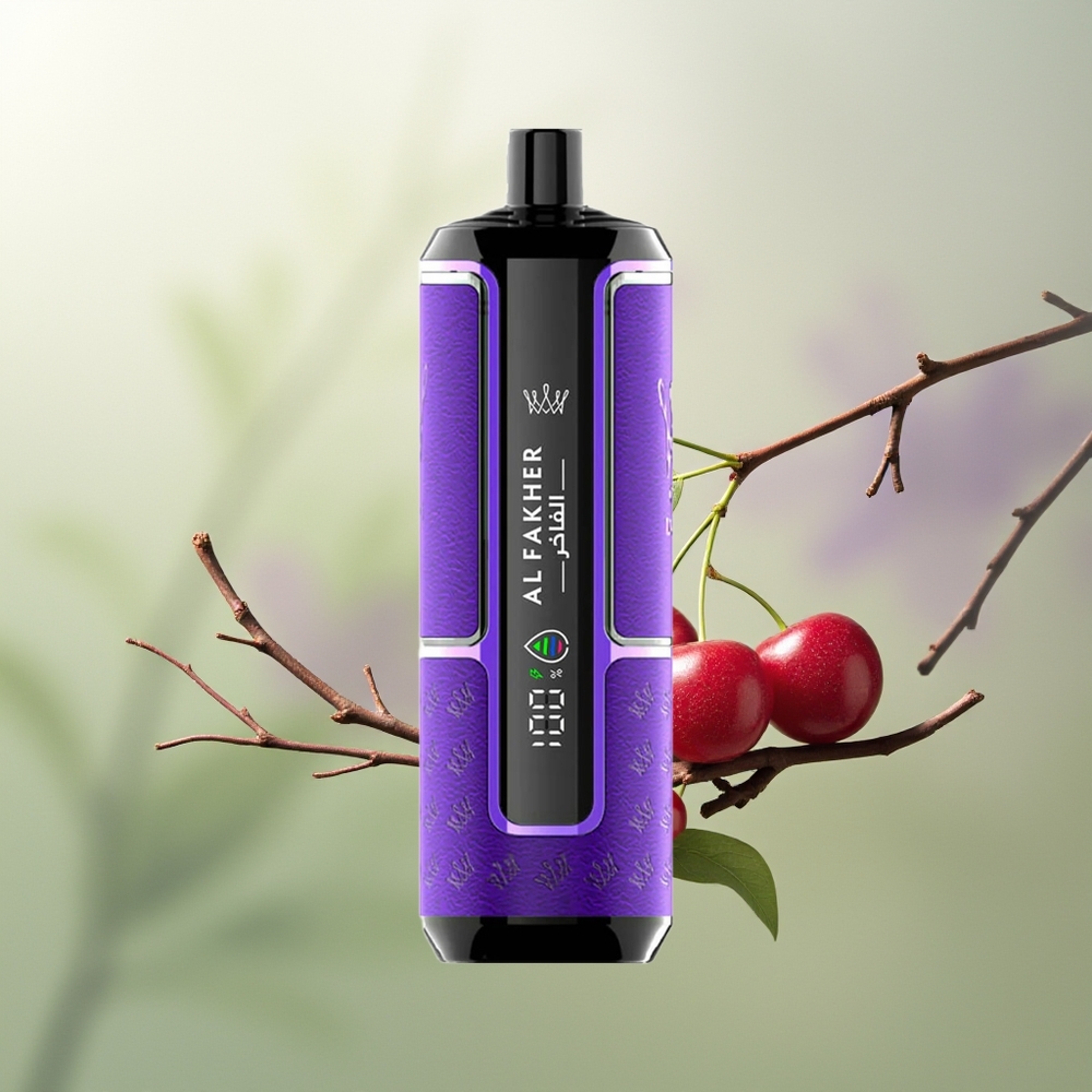 Wholesale Pakistan Al Fakher Crown Bar 15K Hypermax Disposable Vape Kit Cherry Fiesta 6mg/ml Nicotine