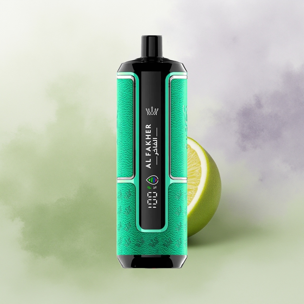 Wholesale Pakistan Al Fakher Crown Bar 15K Hypermax Disposable Vape Kit Lemon Lime 6mg/ml Nicotine