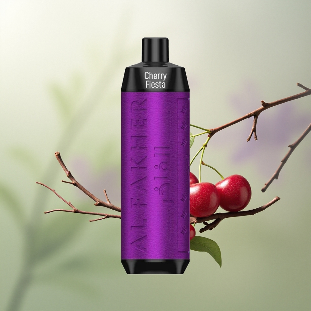 Wholesale Pakistan Al Fakher Crown Bar 8000 Crystal Disposable Vape Cherry Fiesta 5mg/ml Nicotine