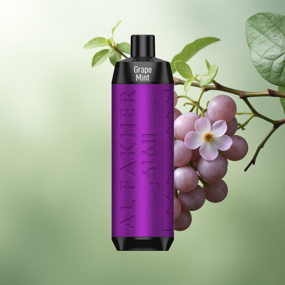 Wholesale Pakistan Al Fakher Crown Bar 8000 Crystal Disposable Vape Grape Mint 5mg/ml Nicotine