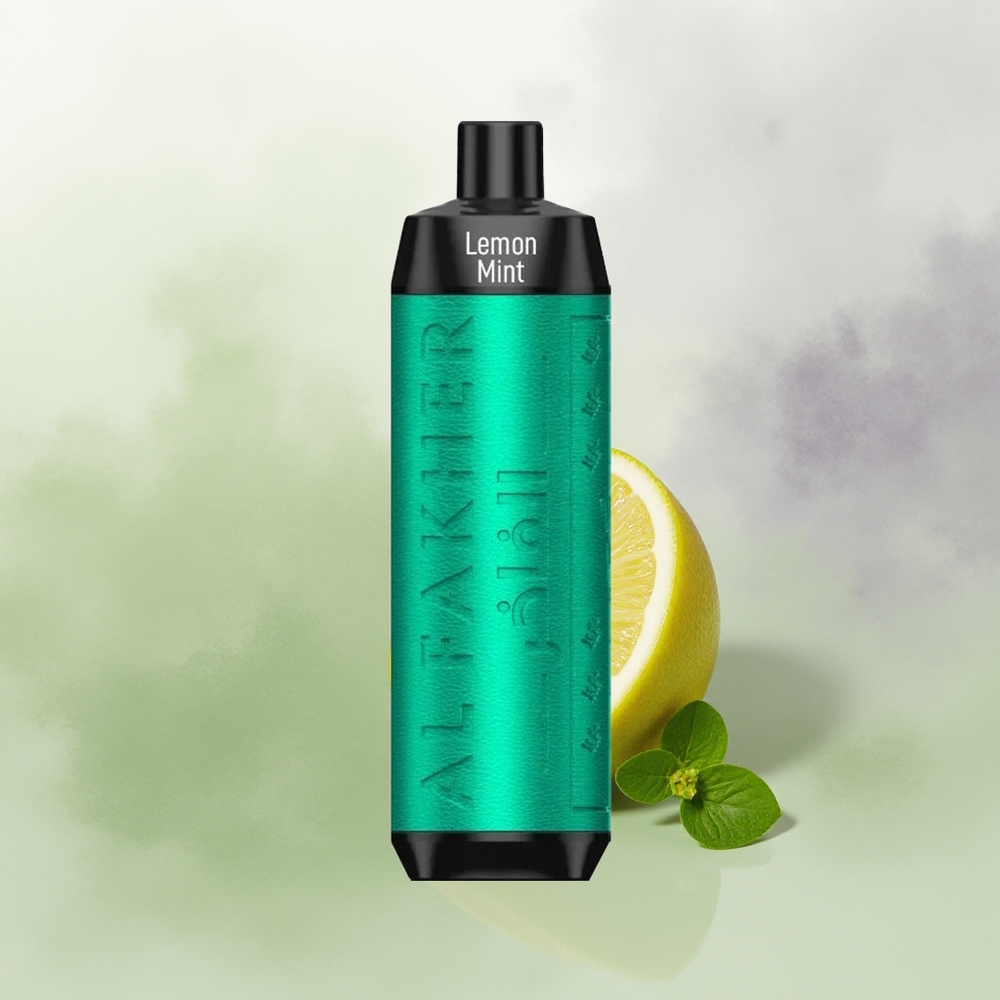 Wholesale Pakistan Al Fakher Crown Bar 8000 Crystal Disposable Vape Lemon Mint 5mg/ml Nicotine