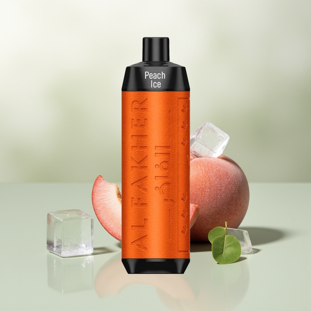 Wholesale Pakistan Al Fakher Crown Bar 8000 Crystal Disposable Vape Peach Ice 5mg/ml Nicotine