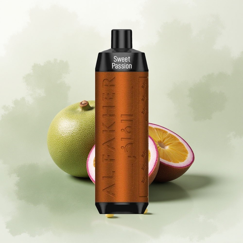 Wholesale Pakistan Al Fakher Crown Bar 8000 Crystal Disposable Vape Sweet Passionfruit 5mg/ml Nicotine