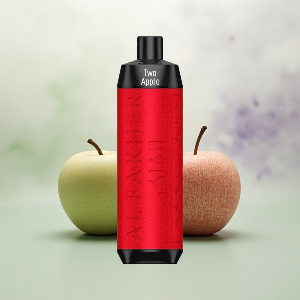 Wholesale Pakistan Al Fakher Crown Bar 8000 Crystal Disposable Vape Two Apple 5mg/ml Nicotine