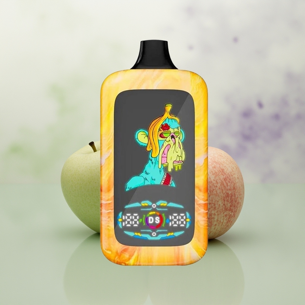 Wholesale Pakistan Fumot Digital Monkey 20000/40000 Disposable Vape Double Apple 0%,2%,3%,5% Nicotine Contain