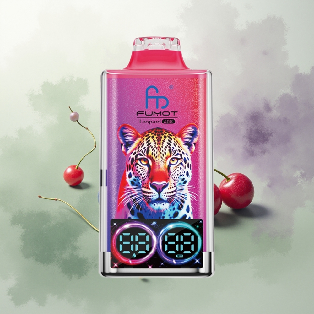 Wholesale Pakistan Fumot Leopard 40K Puffs Disposable Vape Blueberry Cherry Cranberry 0%,2%,3%,5% Nicotine Contain
