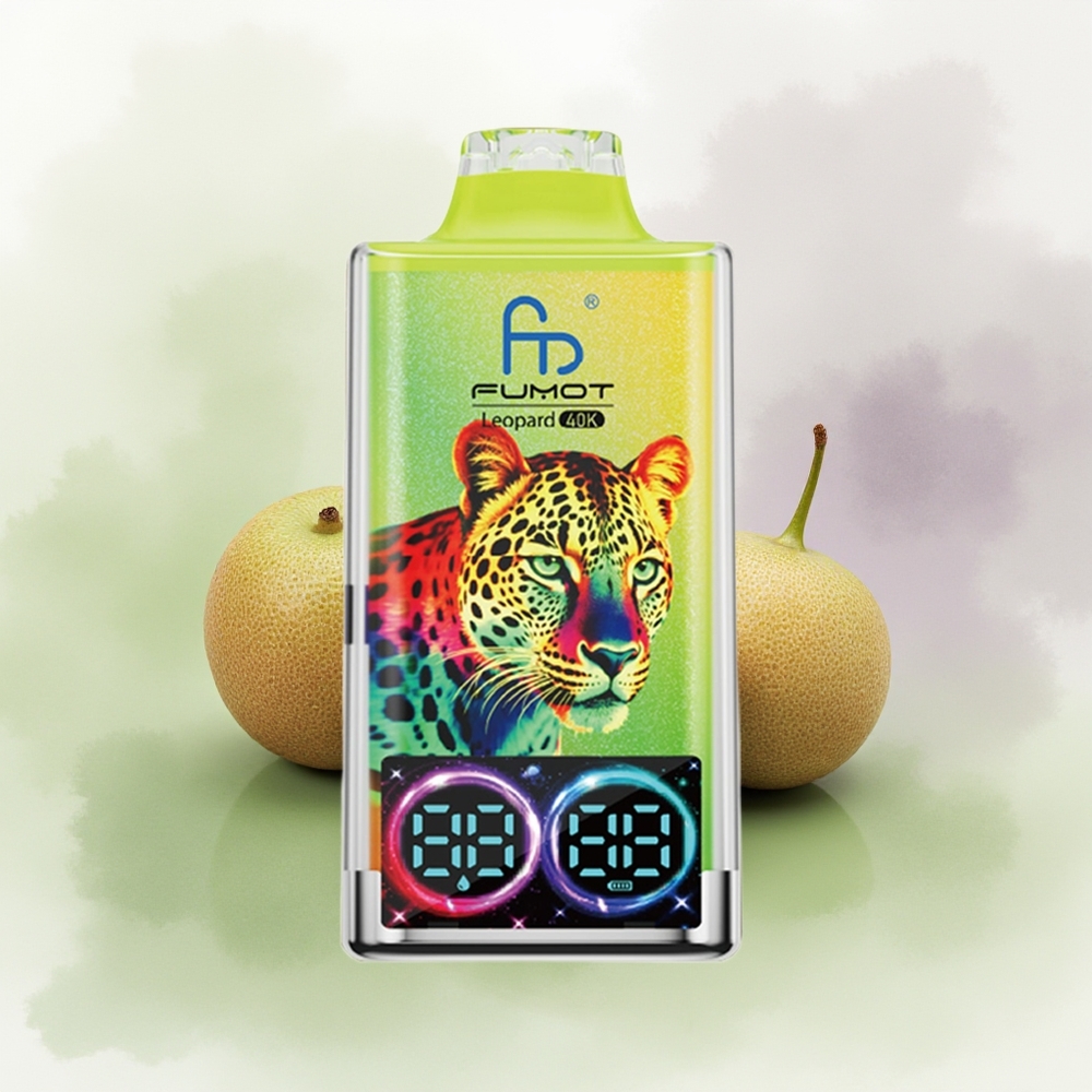 Wholesale Pakistan Fumot Leopard 40K Puffs Disposable Vape Kiwi Passion Fruit Guava 0%,2%,3%,5% Nicotine Contain
