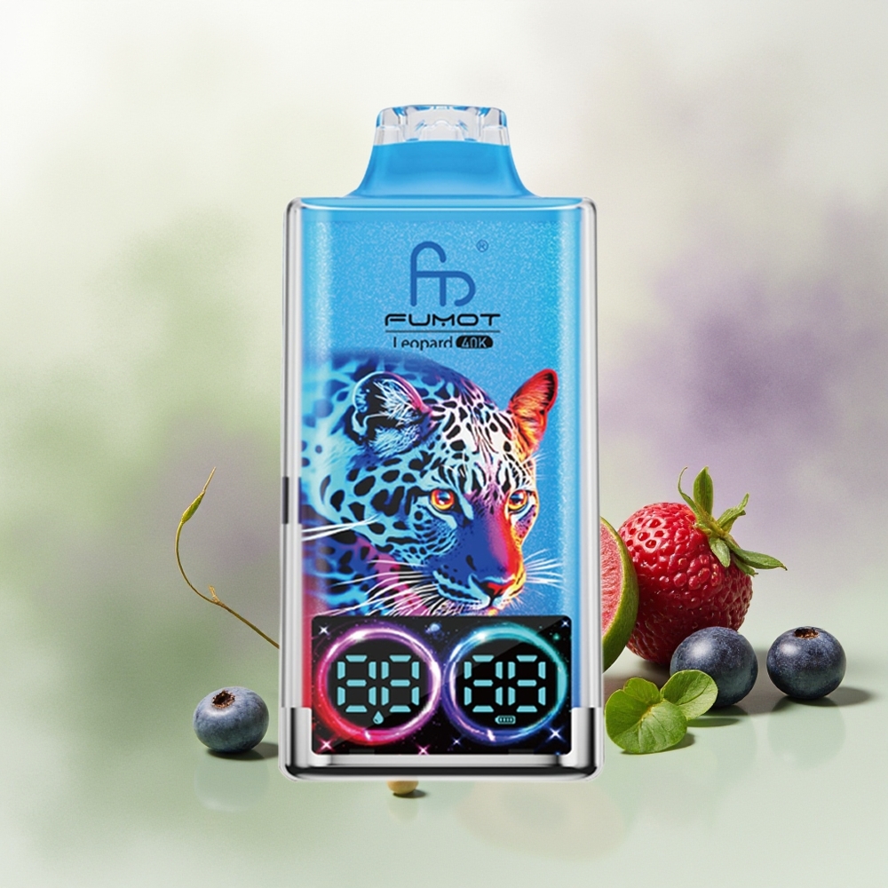 Wholesale Pakistan Fumot Leopard 40K Puffs Disposable Vape Mixed Berries 0%,2%,3%,5% Nicotine Contain