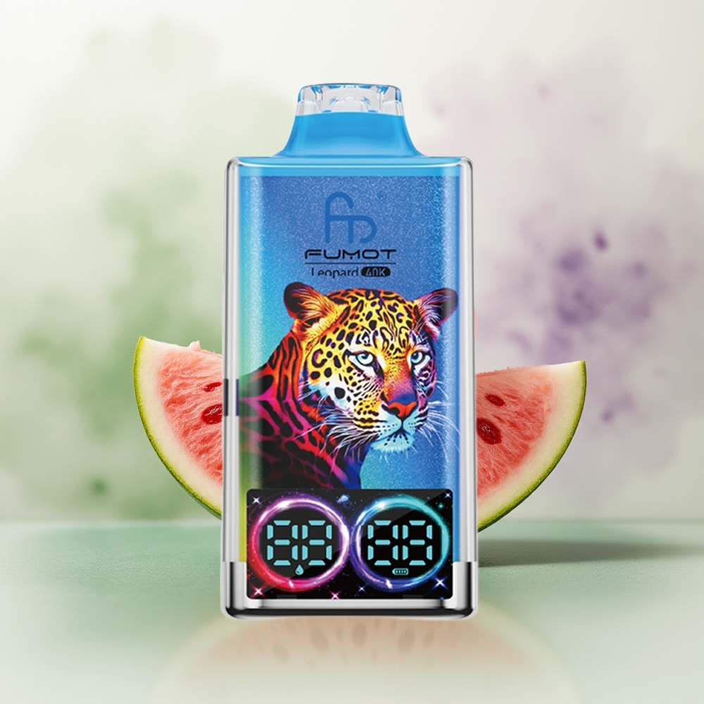 Wholesale Pakistan Fumot Leopard 40K Puffs Disposable Vape Watermelon Bubblegum 0%,2%,3%,5% Nicotine Contain