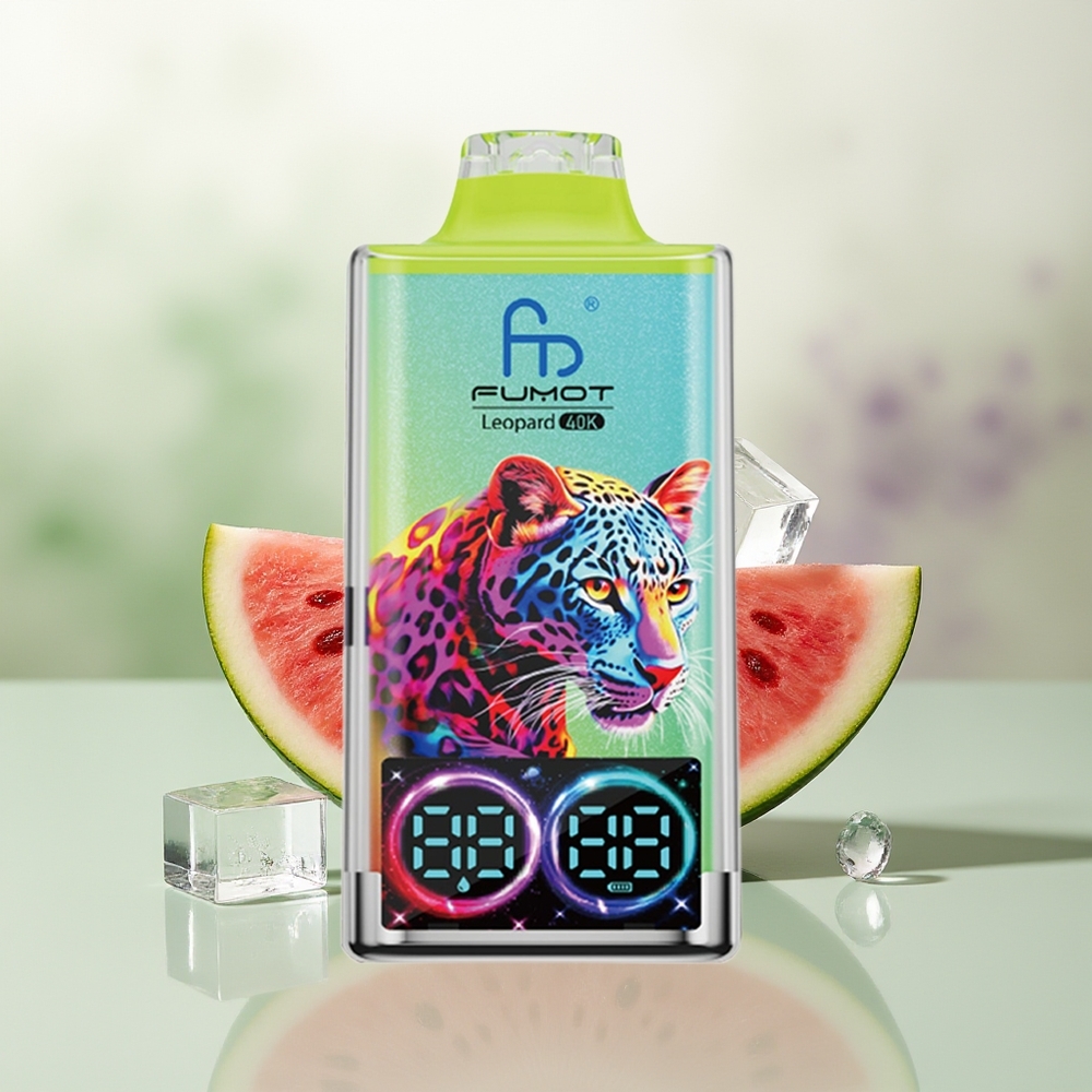 Wholesale Pakistan Fumot Leopard 40K Puffs Disposable Vape Watermelon Ice 0%,2%,3%,5% Nicotine Contain