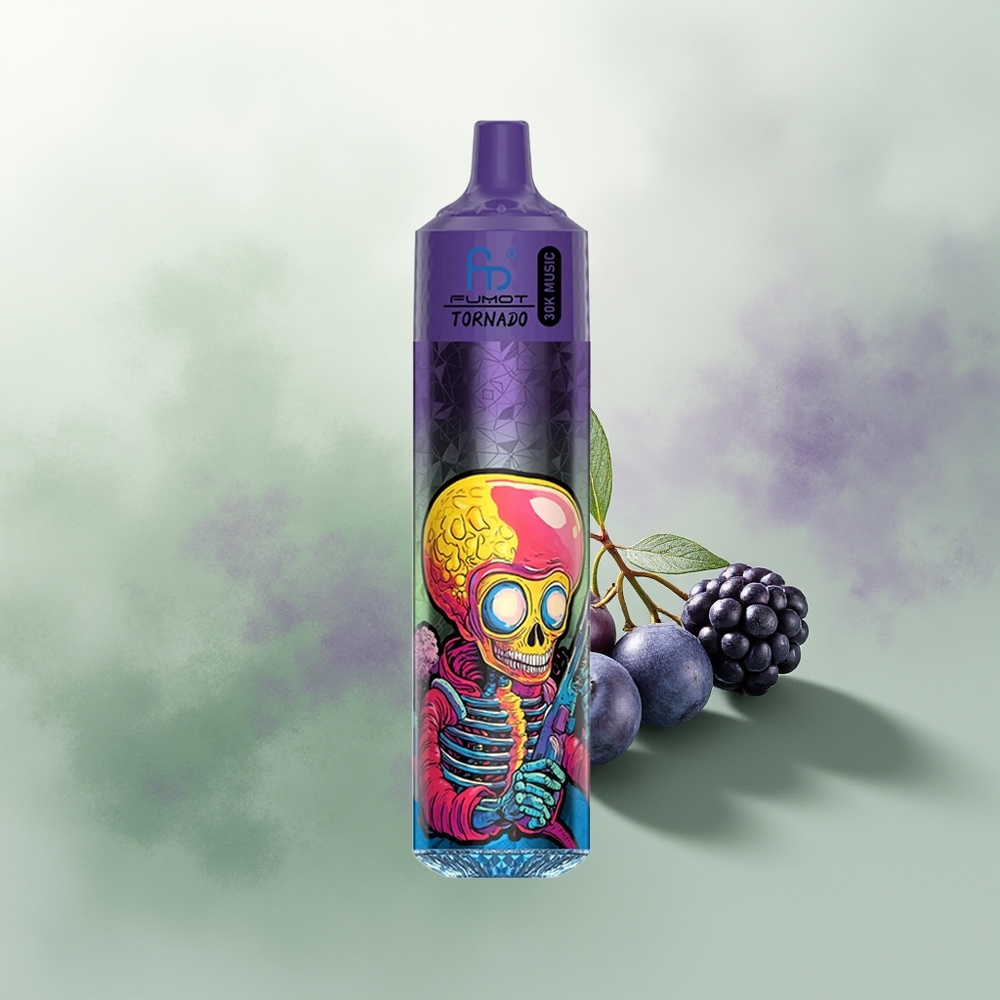 Wholesale Pakistan Fumot Randm Tornado 30000 Puffs Disposable Vape Blueberry Blackberry 2%,5% Nicotine Contain