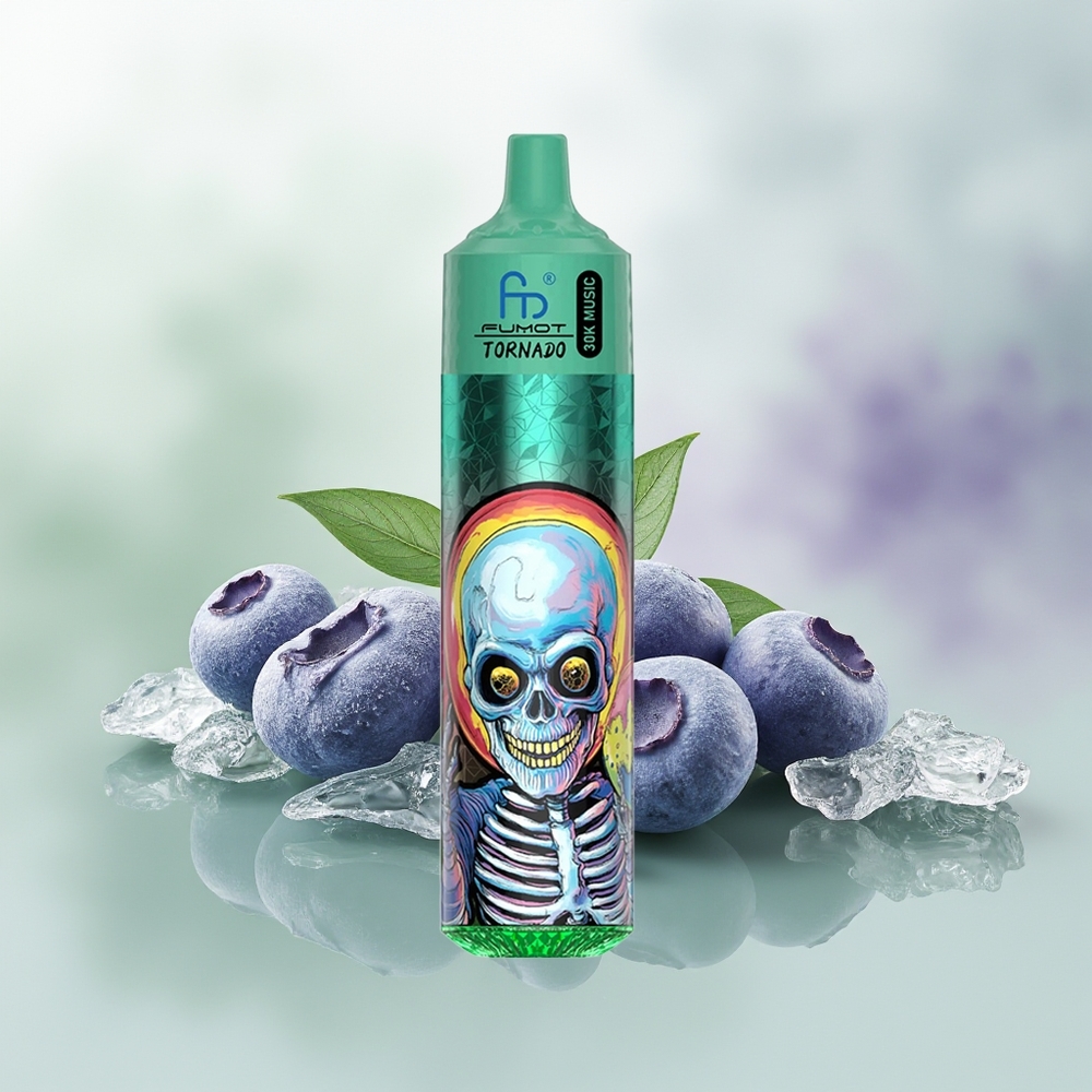 Wholesale Pakistan Fumot Randm Tornado 30000 Puffs Disposable Vape Blueberry Ice 2%,5% Nicotine Contain