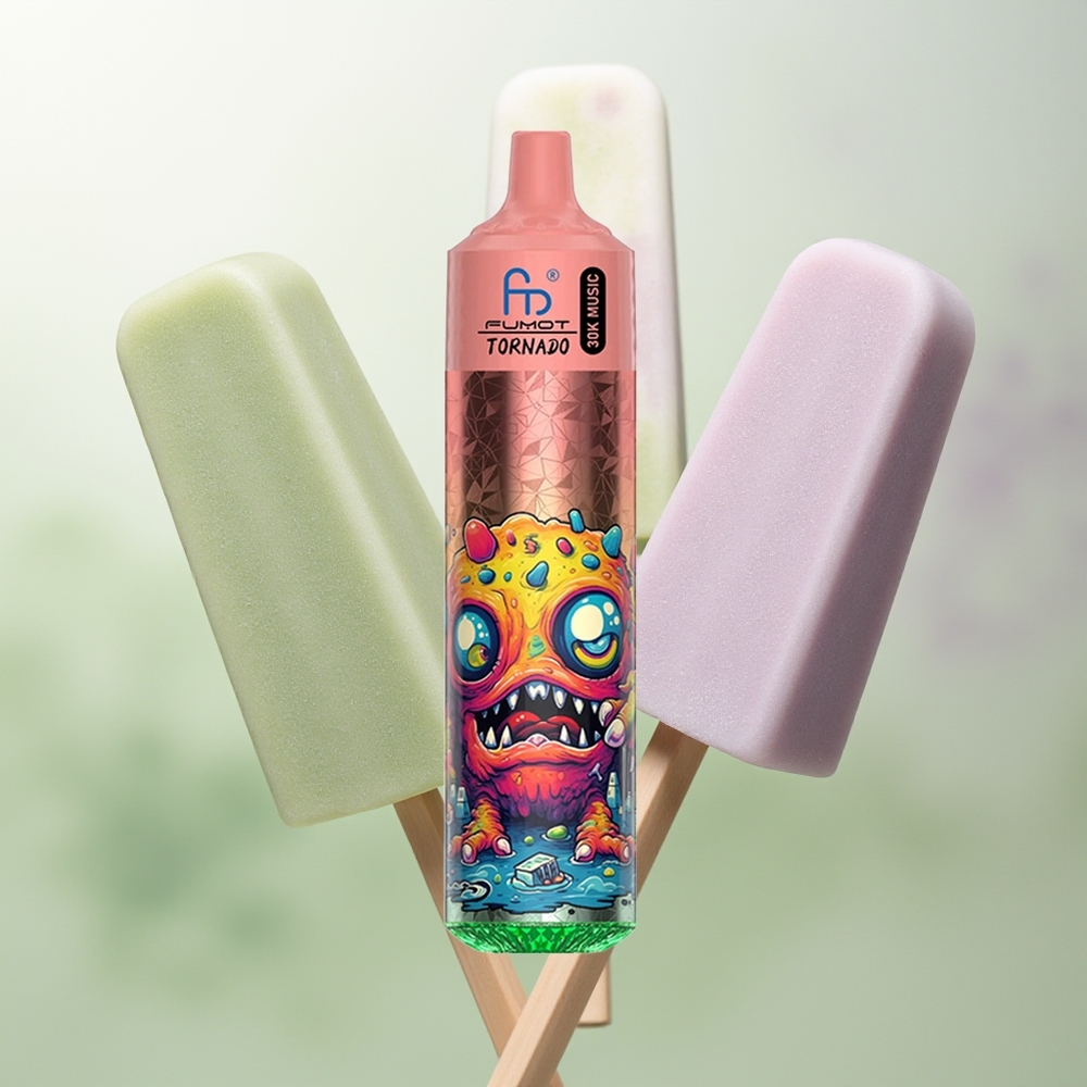 Wholesale Pakistan Fumot Randm Tornado 30000 Puffs Disposable Vape Popsicles 2%,5% Nicotine Contain