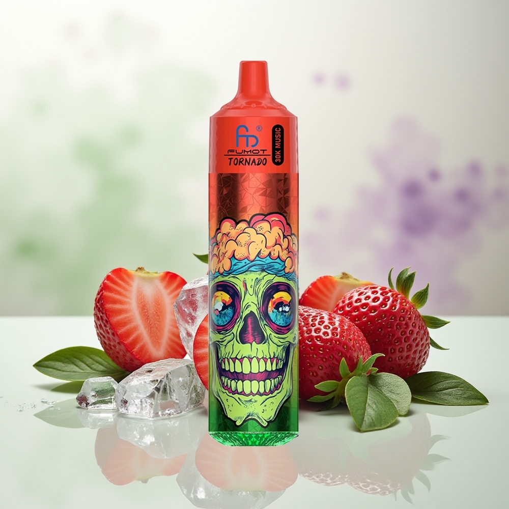 Wholesale Pakistan Fumot Randm Tornado 30000 Puffs Disposable Vape Strawberry Berry Ice 2%,5% Nicotine Contain