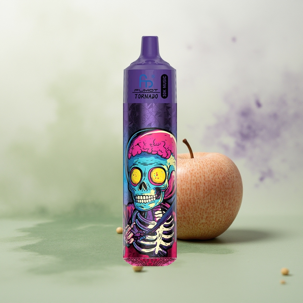 Wholesale Pakistan Fumot Randm Tornado 30000 Puffs Disposable Vape Triple Apple 2%,5% Nicotine Contain