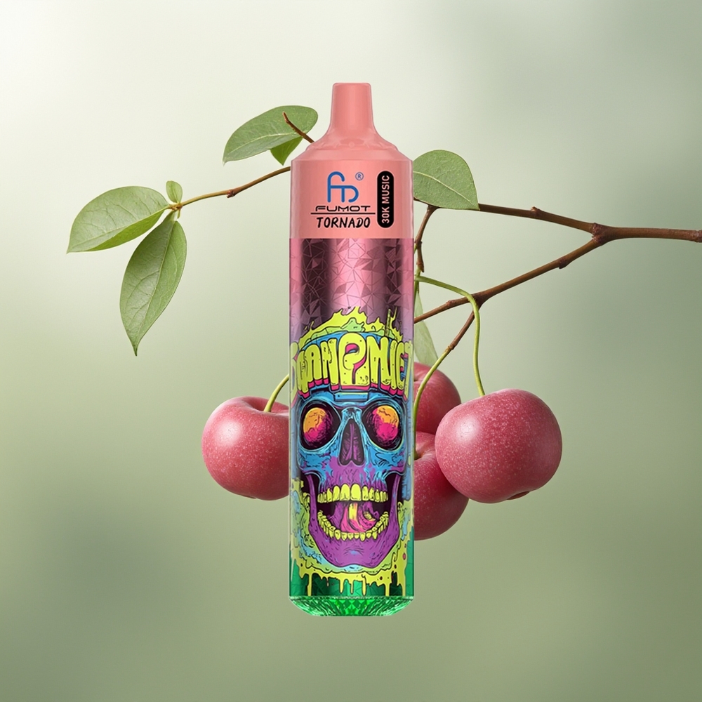 Wholesale Pakistan Fumot Randm Tornado 30000 Puffs Disposable Vape Triple Cherry 2%,5% Nicotine Contain