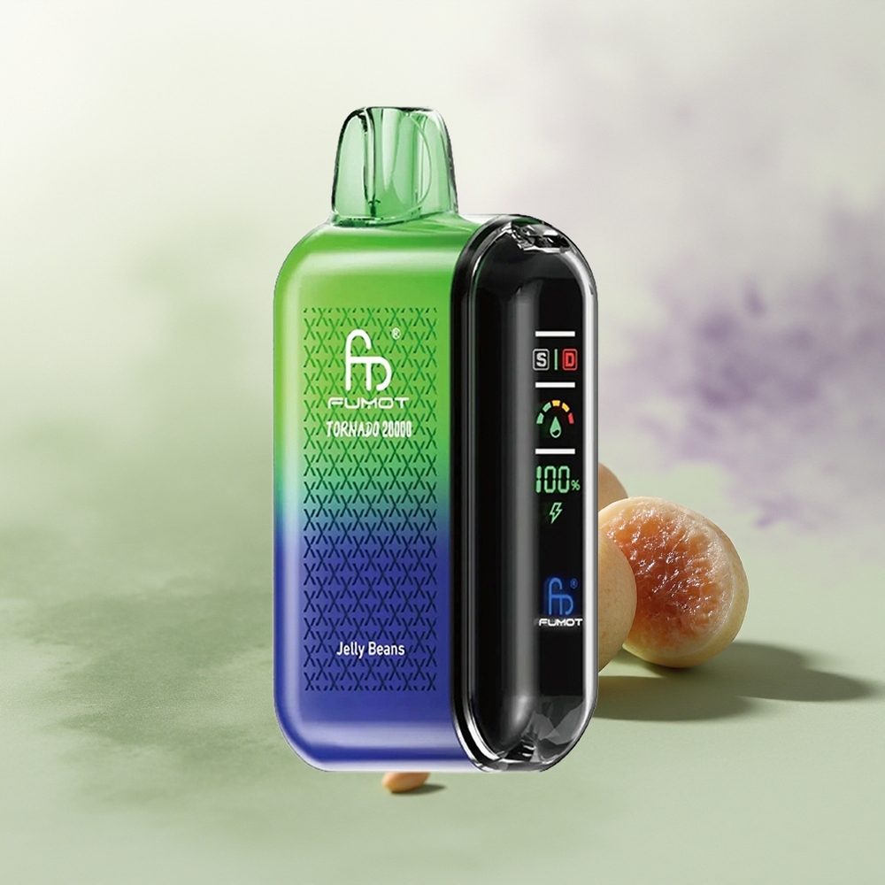 Wholesale Pakistan Fumot Tornado 20000 Puffs Disposable Vape Jelly Beans 20mg/ml Nicotine Contain
